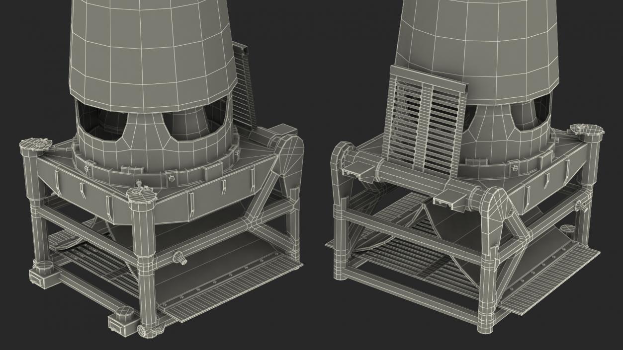 3D Hwasong-15 Intercontinental Ballistic Missile Clean