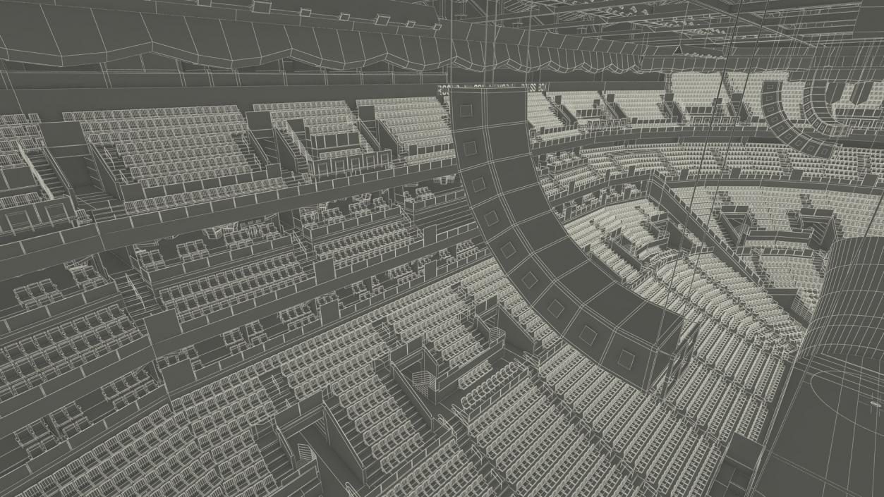 3D Interior FLA Live Arena model