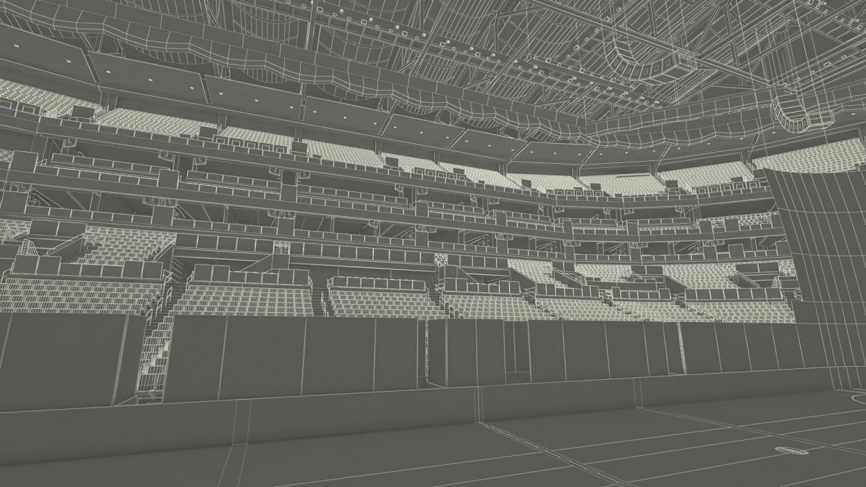 3D Interior FLA Live Arena model