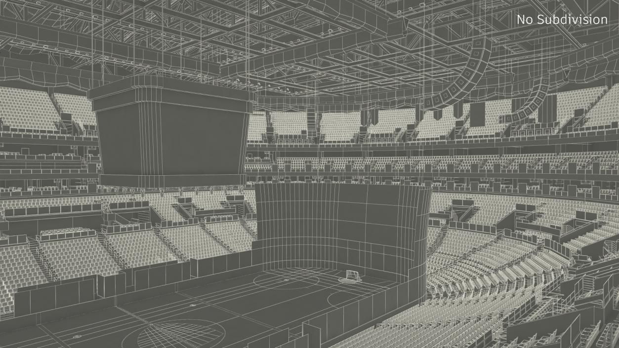 3D Interior FLA Live Arena model