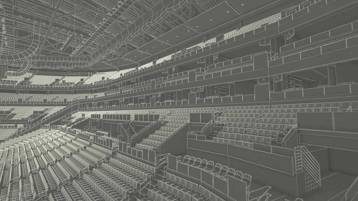 3D Interior FLA Live Arena model