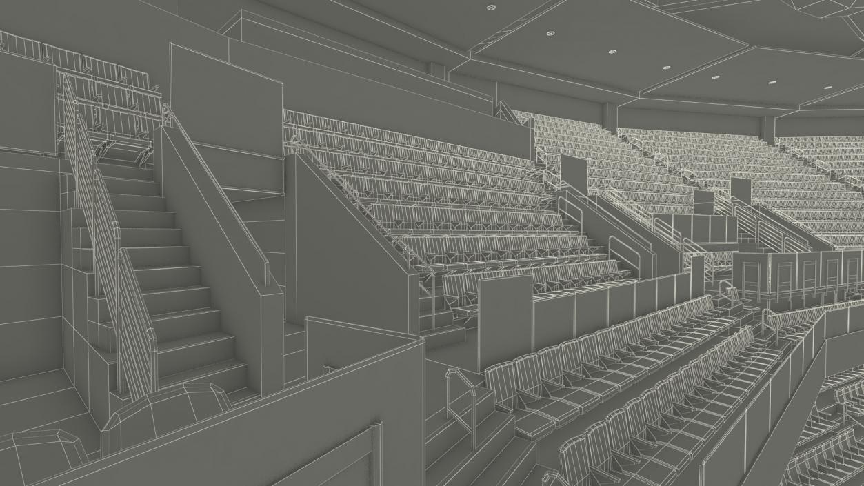 3D Interior FLA Live Arena model