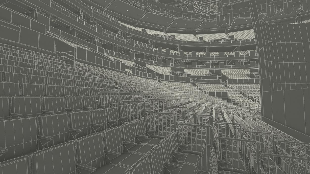 3D Interior FLA Live Arena model