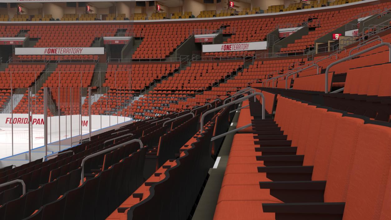 3D Interior FLA Live Arena model