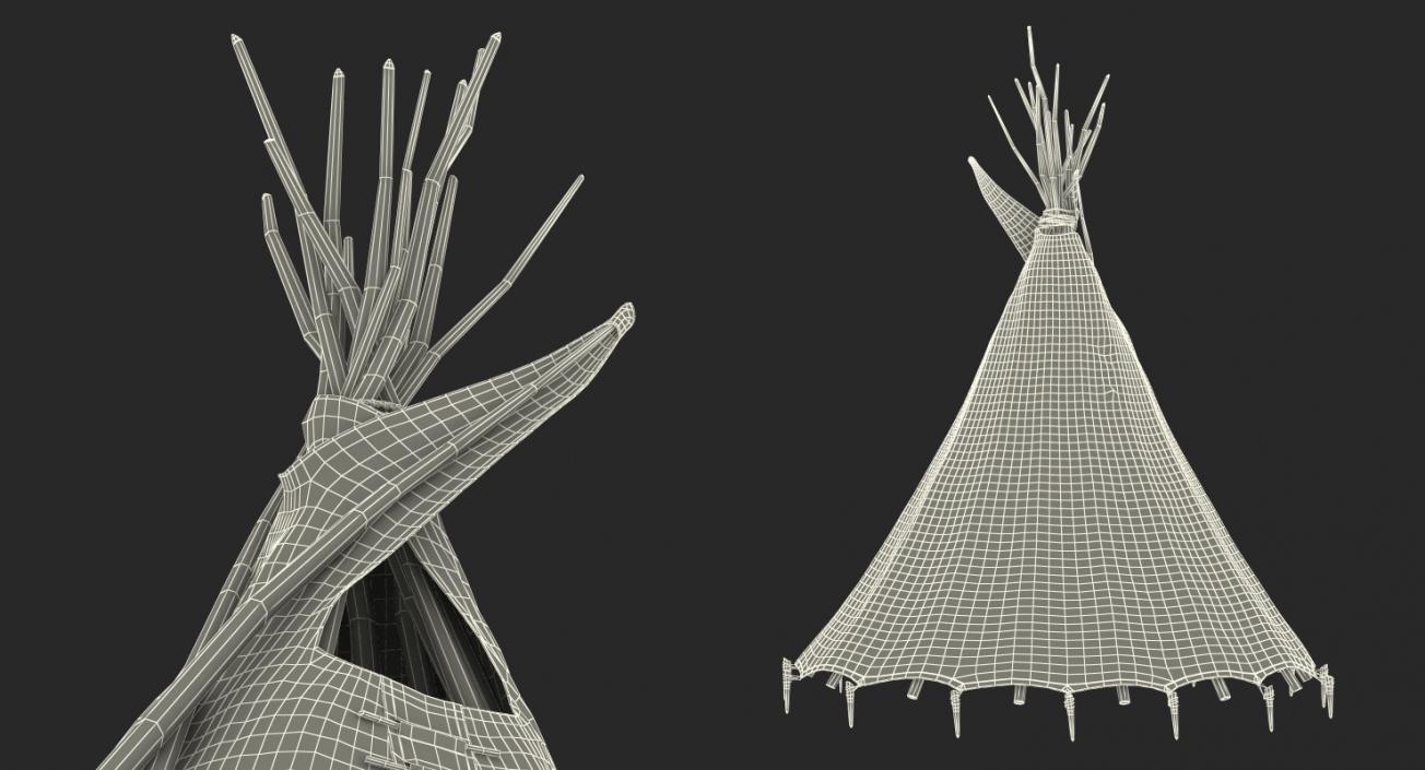 3D Teepee and Yurt Collection