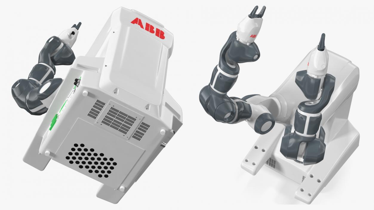 3D model ABB YuMi IRB 14000 Collaborative Robot Rigged