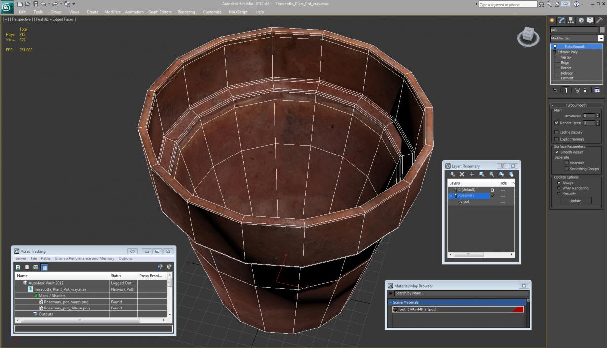 3D model Terracotta Plant Pot