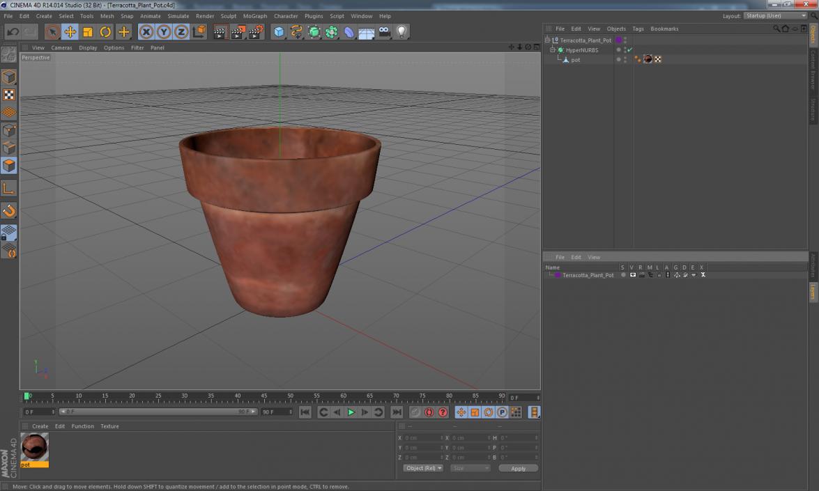 3D model Terracotta Plant Pot