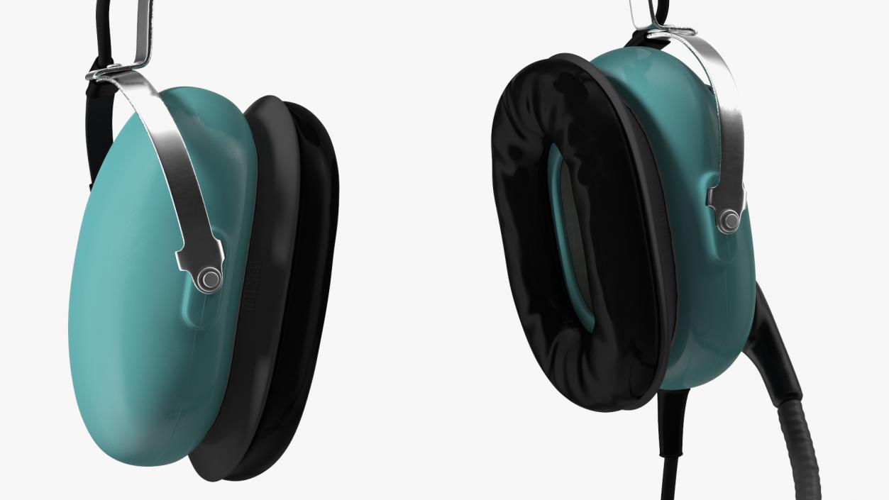 Aviation Headset Hanging 3D model