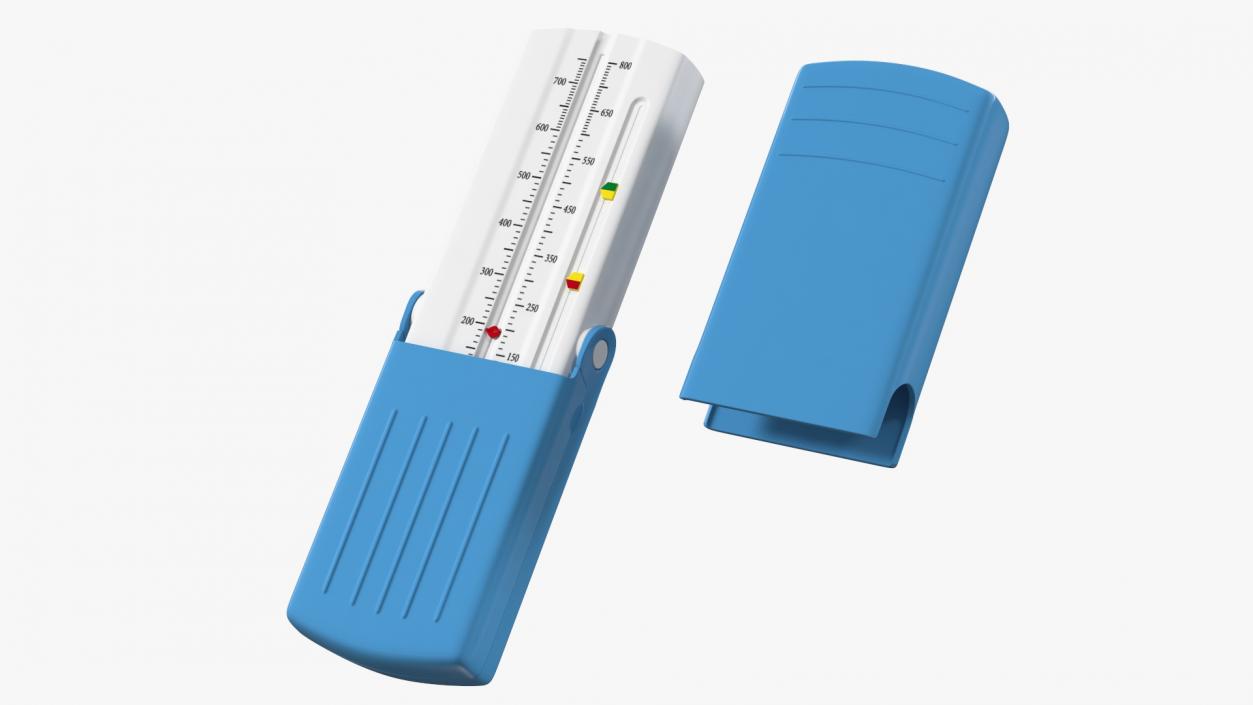 3D model Peak Flow Meter with Case