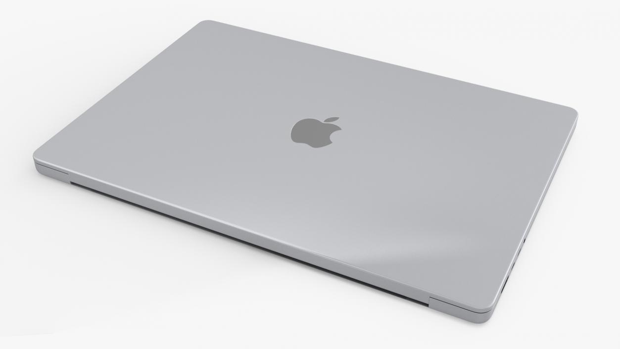 Apple MacBook Pro 16 inch Silver 3D