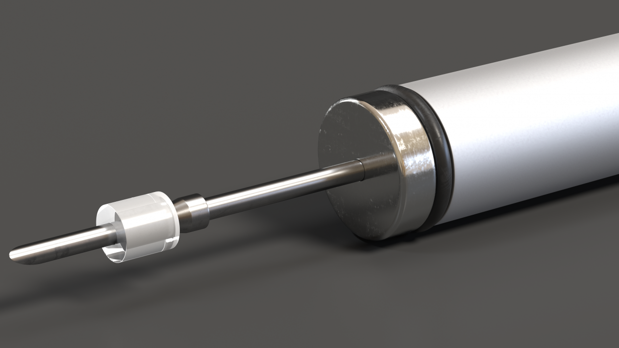 3D Aluminium Reusable Dart Syringe