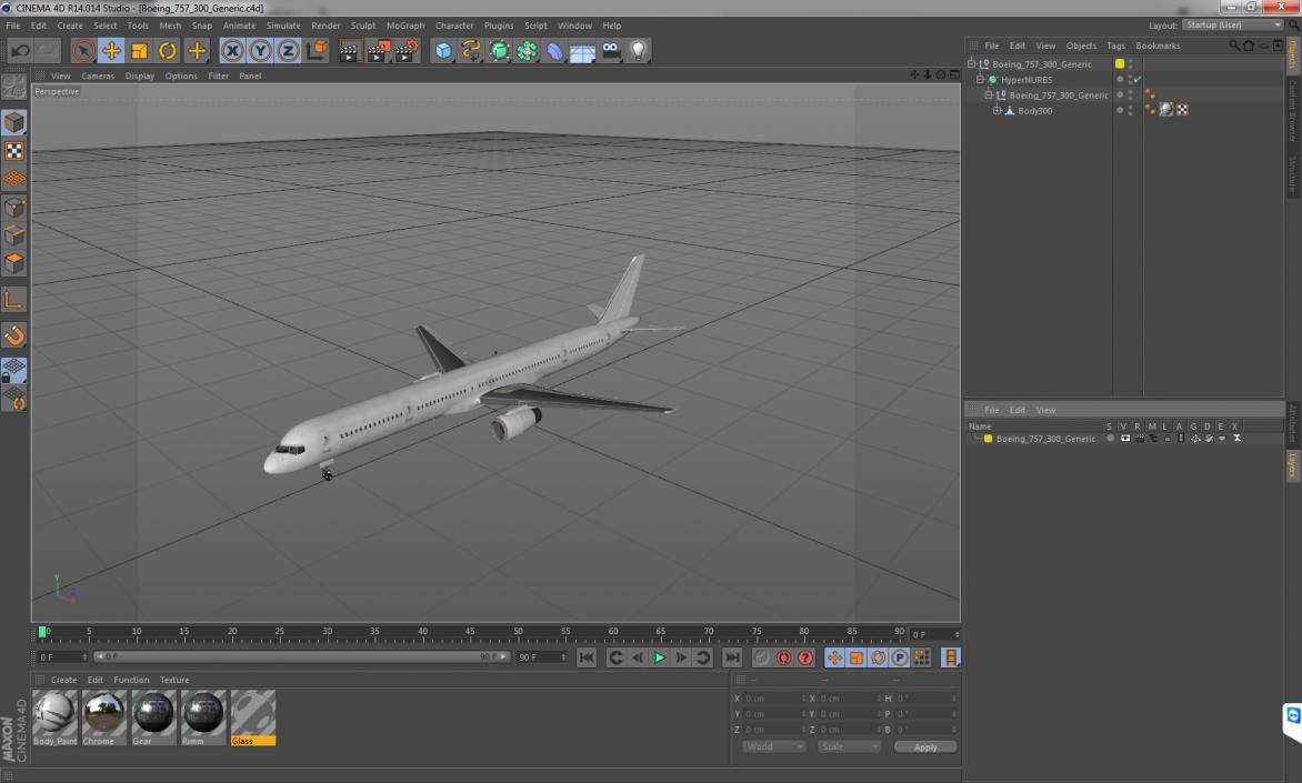 Boeing 757-300 Generic 3D