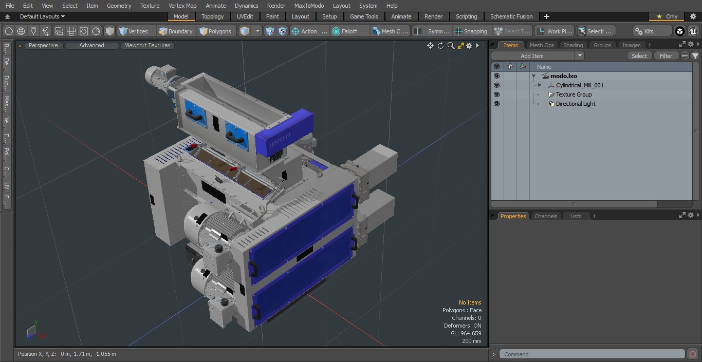 3D Cylindrical Mill