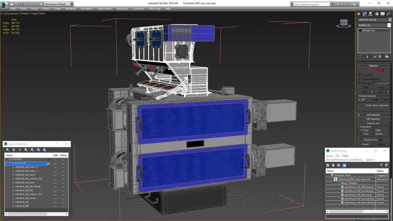 3D Cylindrical Mill