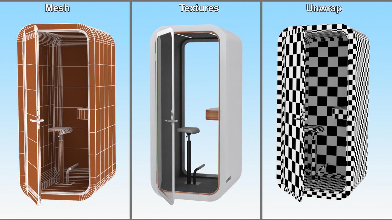 3D model Phone Booths Collection 2