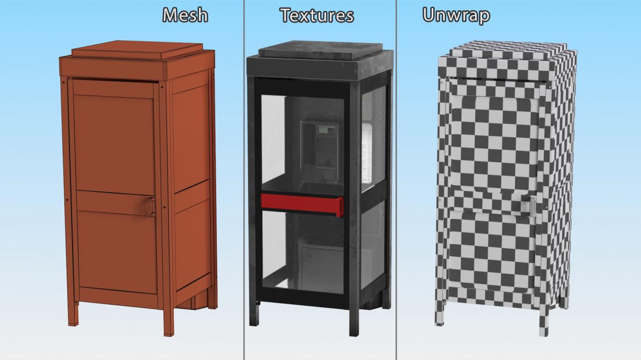 3D model Phone Booths Collection 2