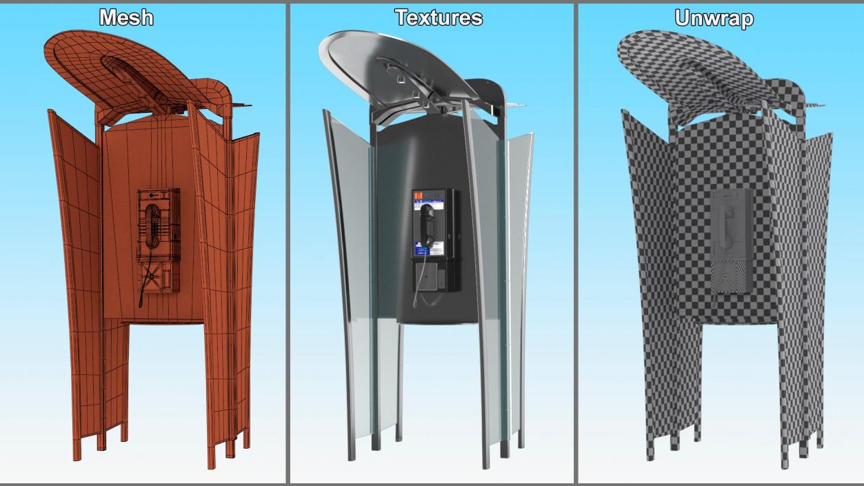 3D model Phone Booths Collection 2