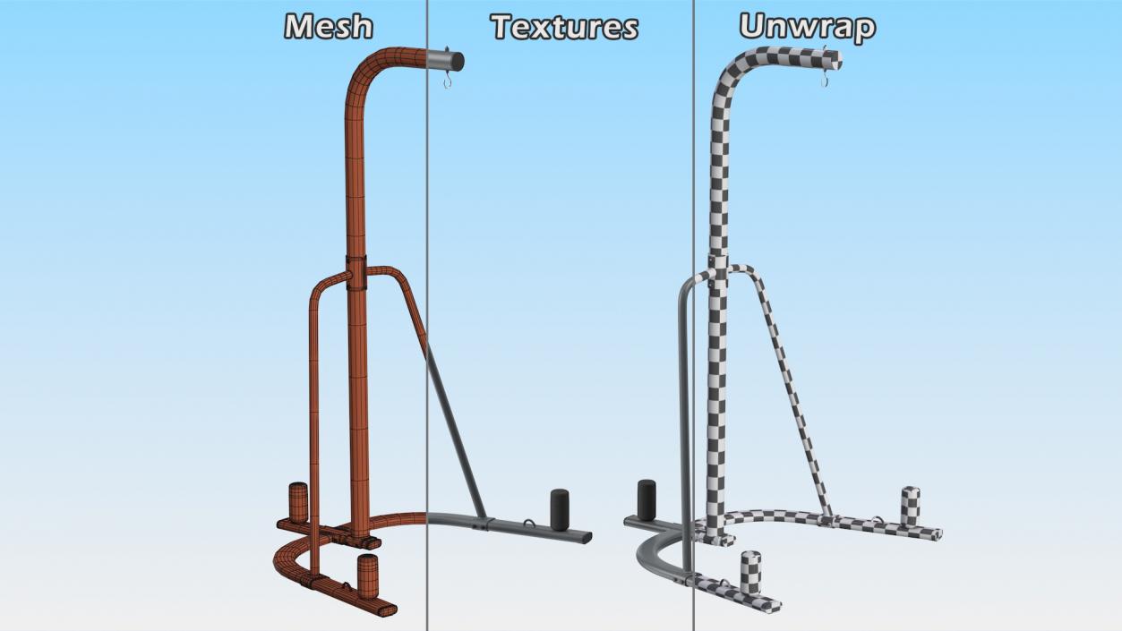 3D Century Heavy Bag Stand model