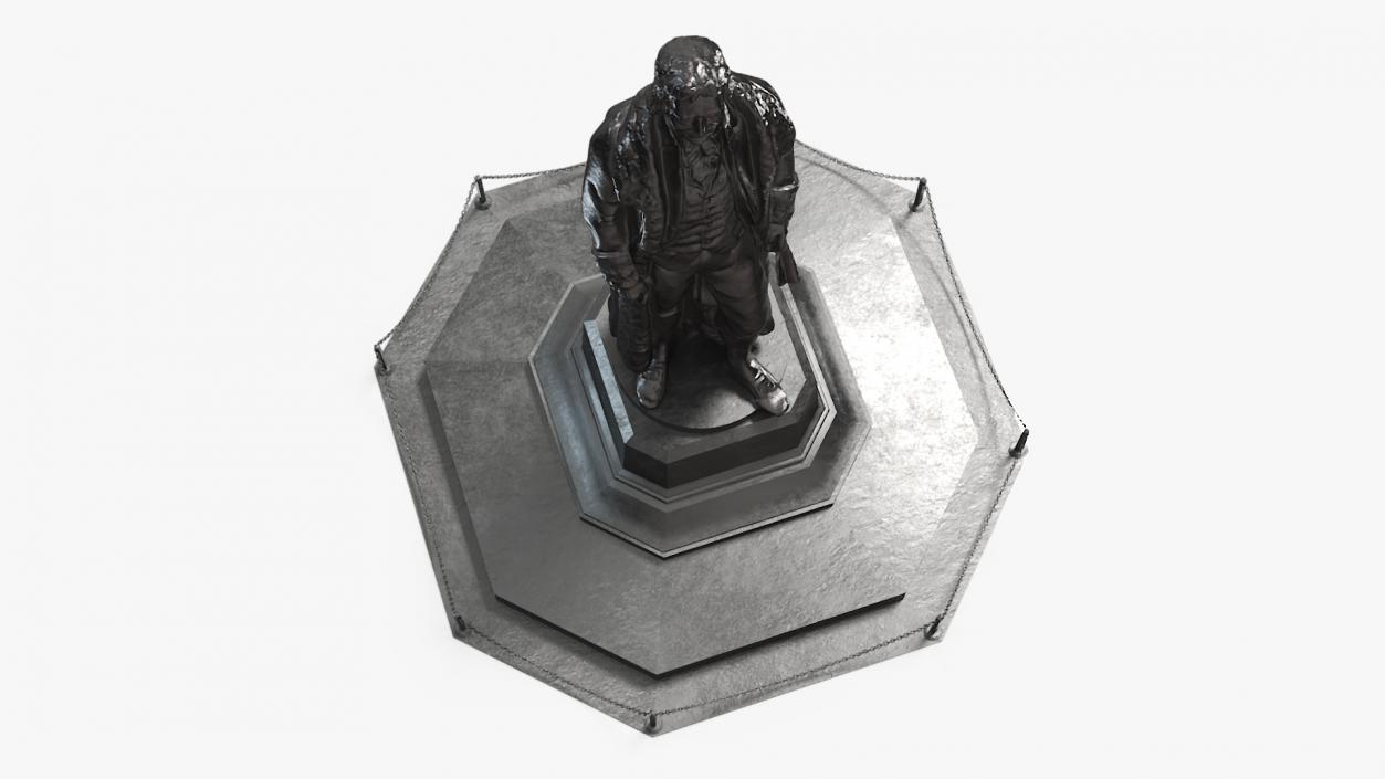 3D model Thomas Jefferson Statue 2