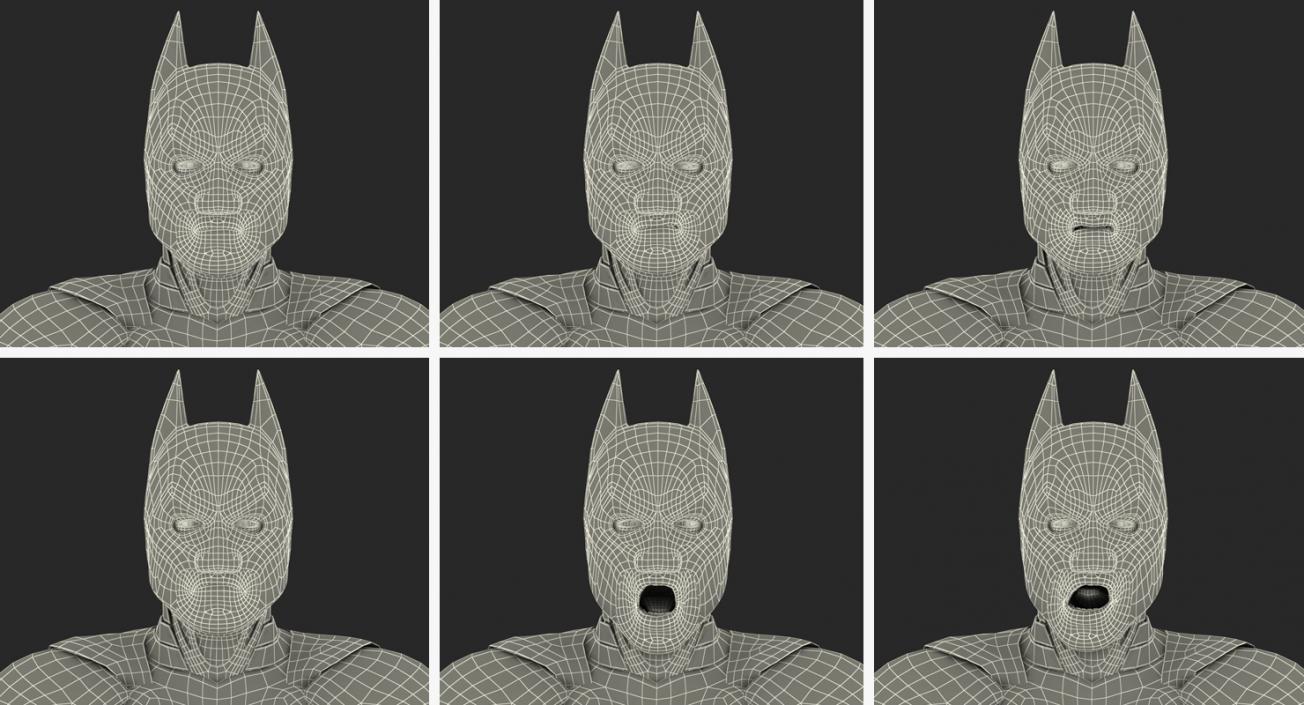 3D Batman Rigged model