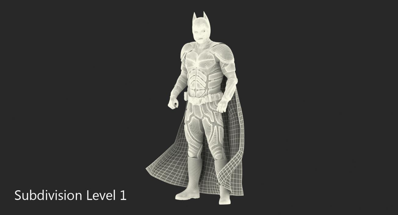 3D Batman Rigged model