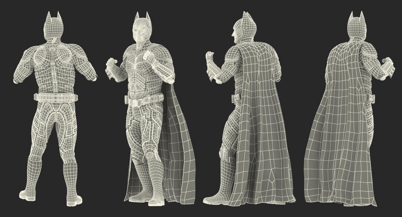 3D Batman Rigged model