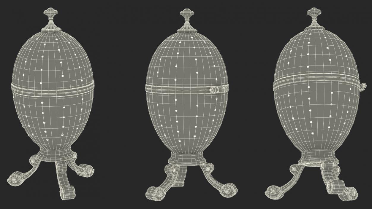 3D Faberge Eggs Collection model