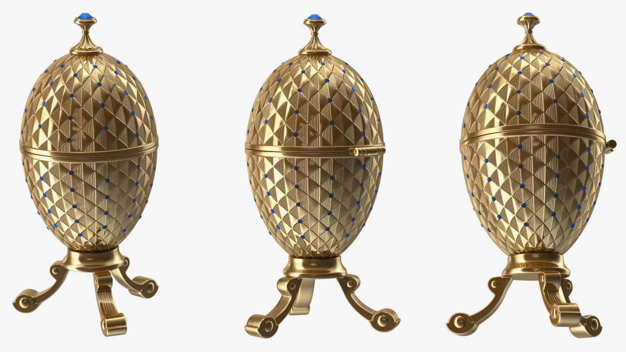 3D Faberge Eggs Collection model