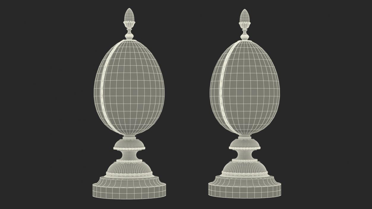 3D Faberge Eggs Collection model