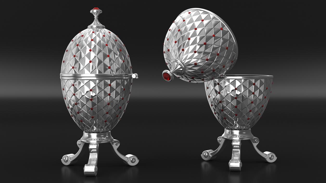 3D Faberge Eggs Collection model