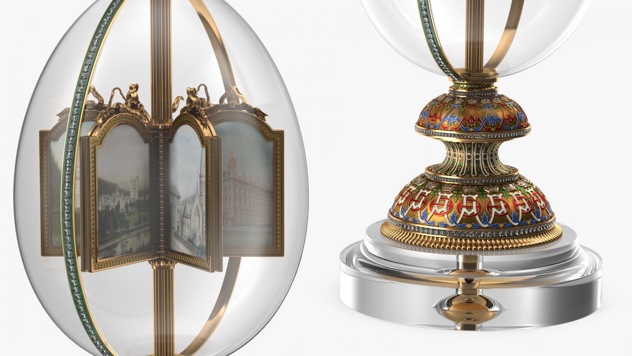 3D Faberge Eggs Collection model