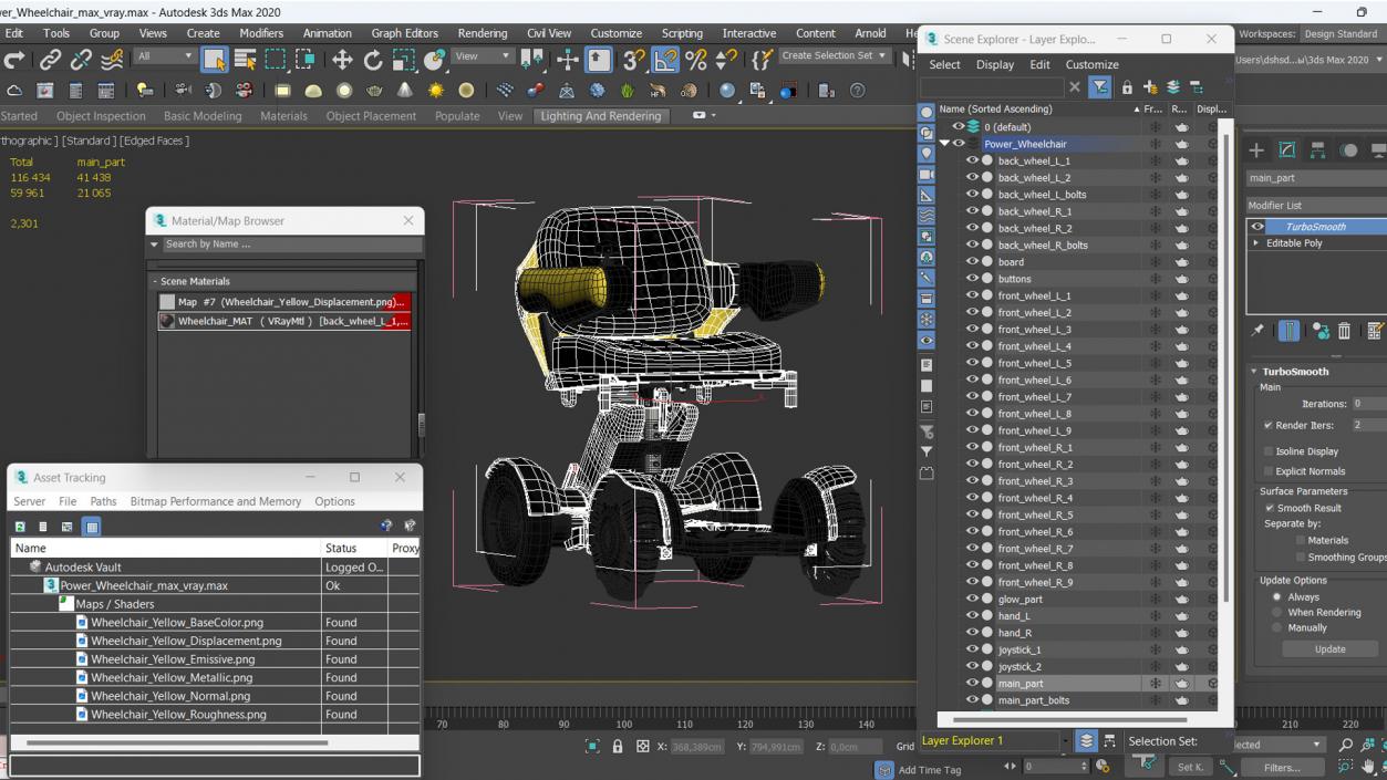 3D Power Wheelchair