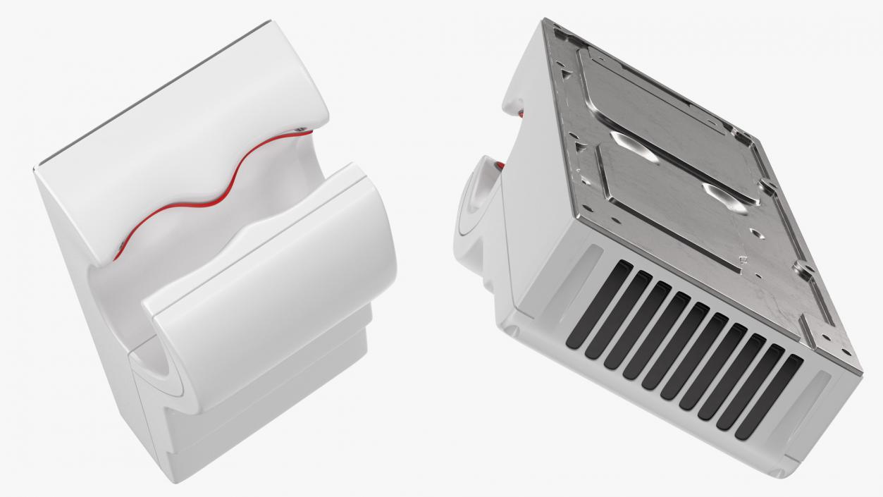 High Velocity Vertical Hand Dryer White 3D model