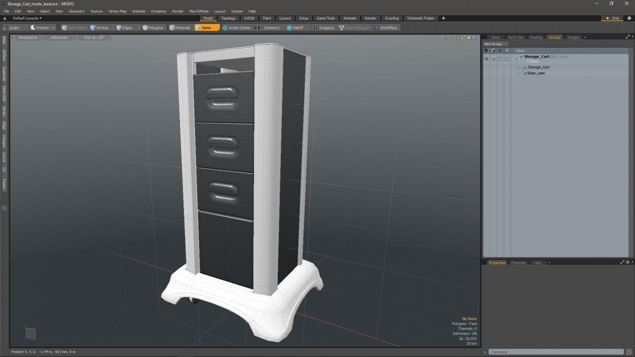 Storage Cart 3D