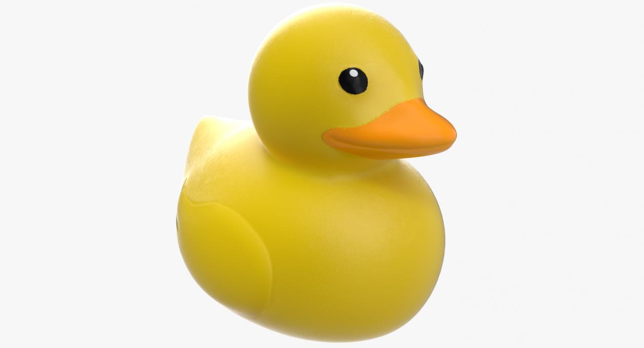 3D Yellow Rubber Duck model