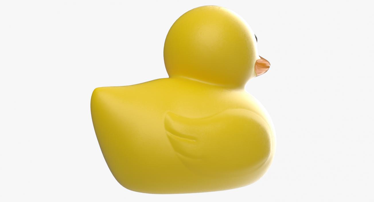 3D Yellow Rubber Duck model