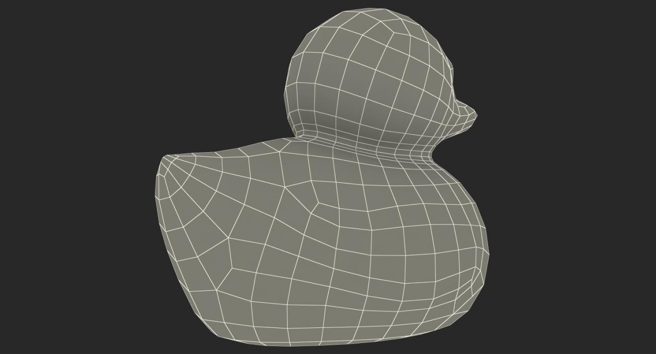 3D Yellow Rubber Duck model