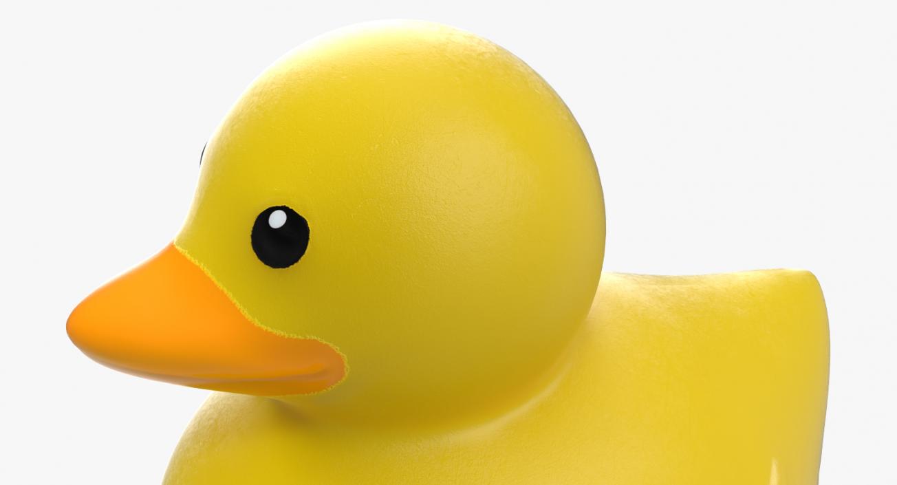 3D Yellow Rubber Duck model