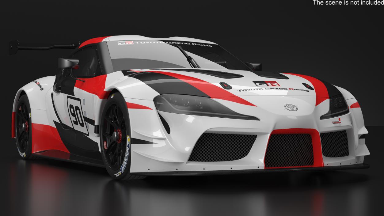 Toyota Supra Gazoo Racing Concept Simple Interior 3D model