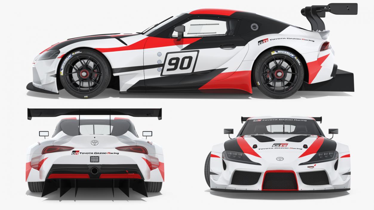 Toyota Supra Gazoo Racing Concept Simple Interior 3D model