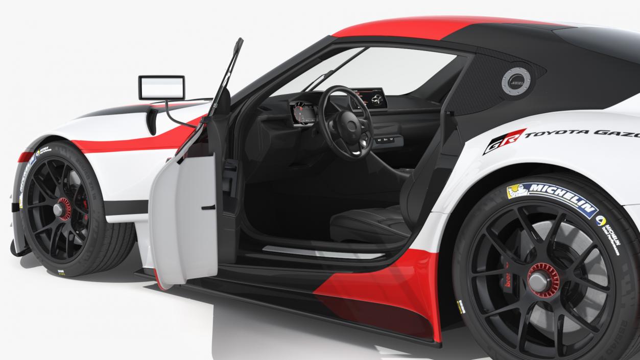 Toyota Supra Gazoo Racing Concept Simple Interior 3D model