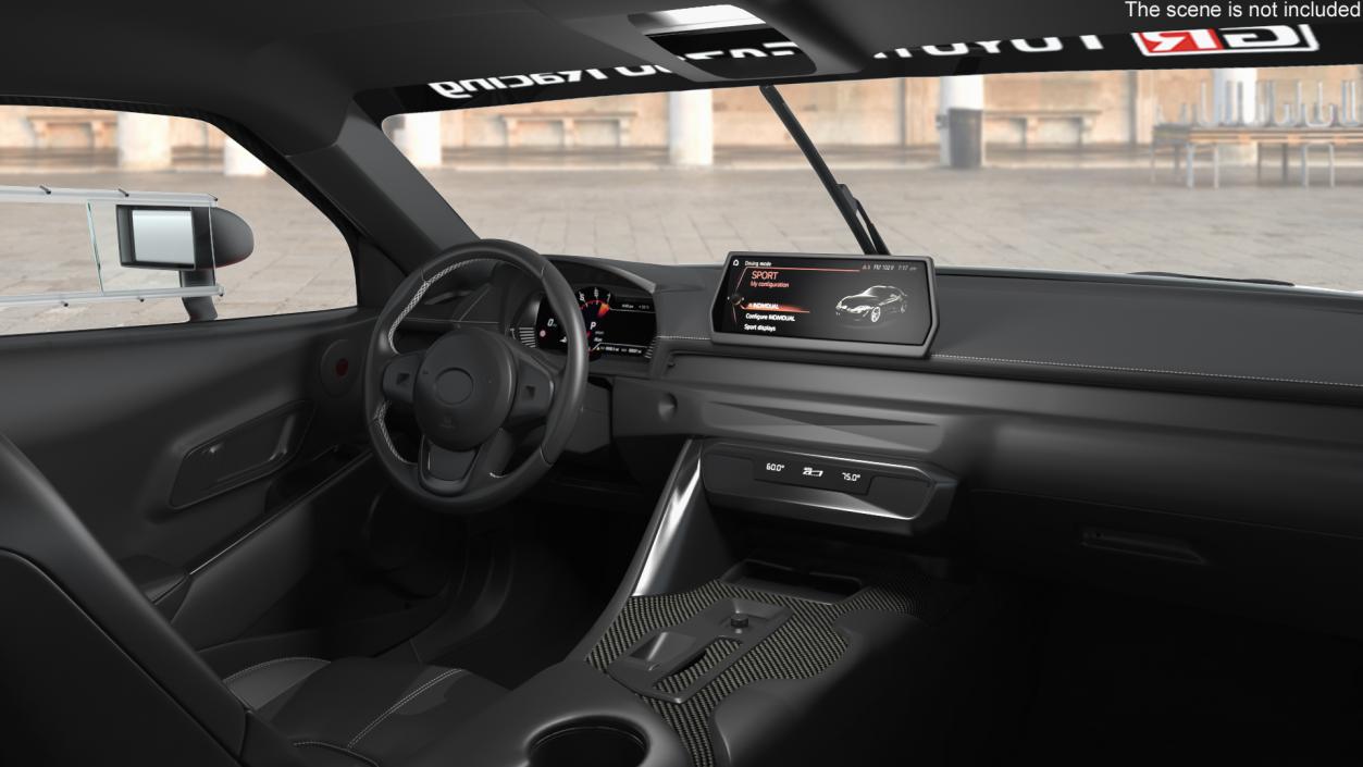 Toyota Supra Gazoo Racing Concept Simple Interior 3D model