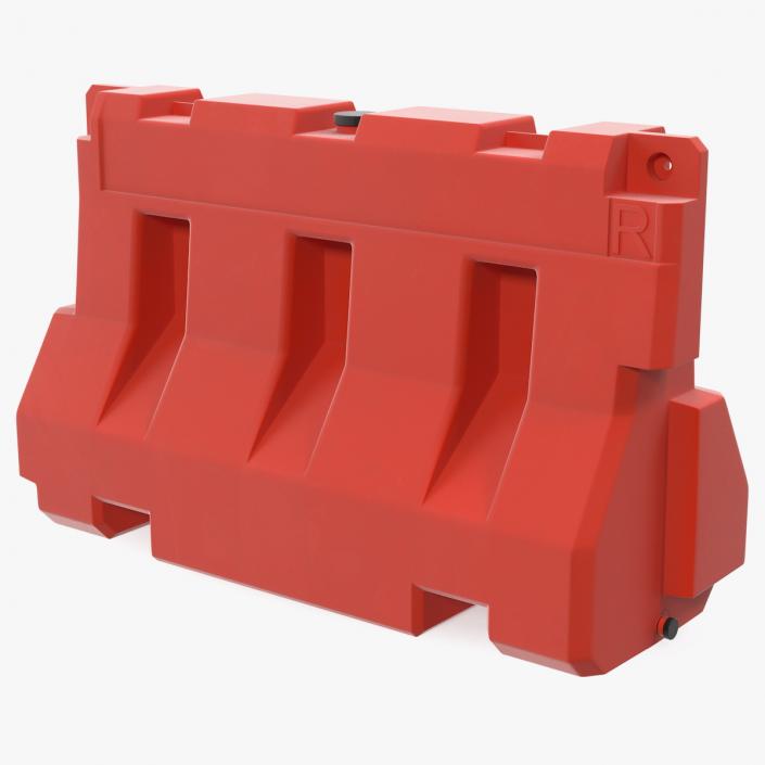 Plastic Jersey Barrier 3D