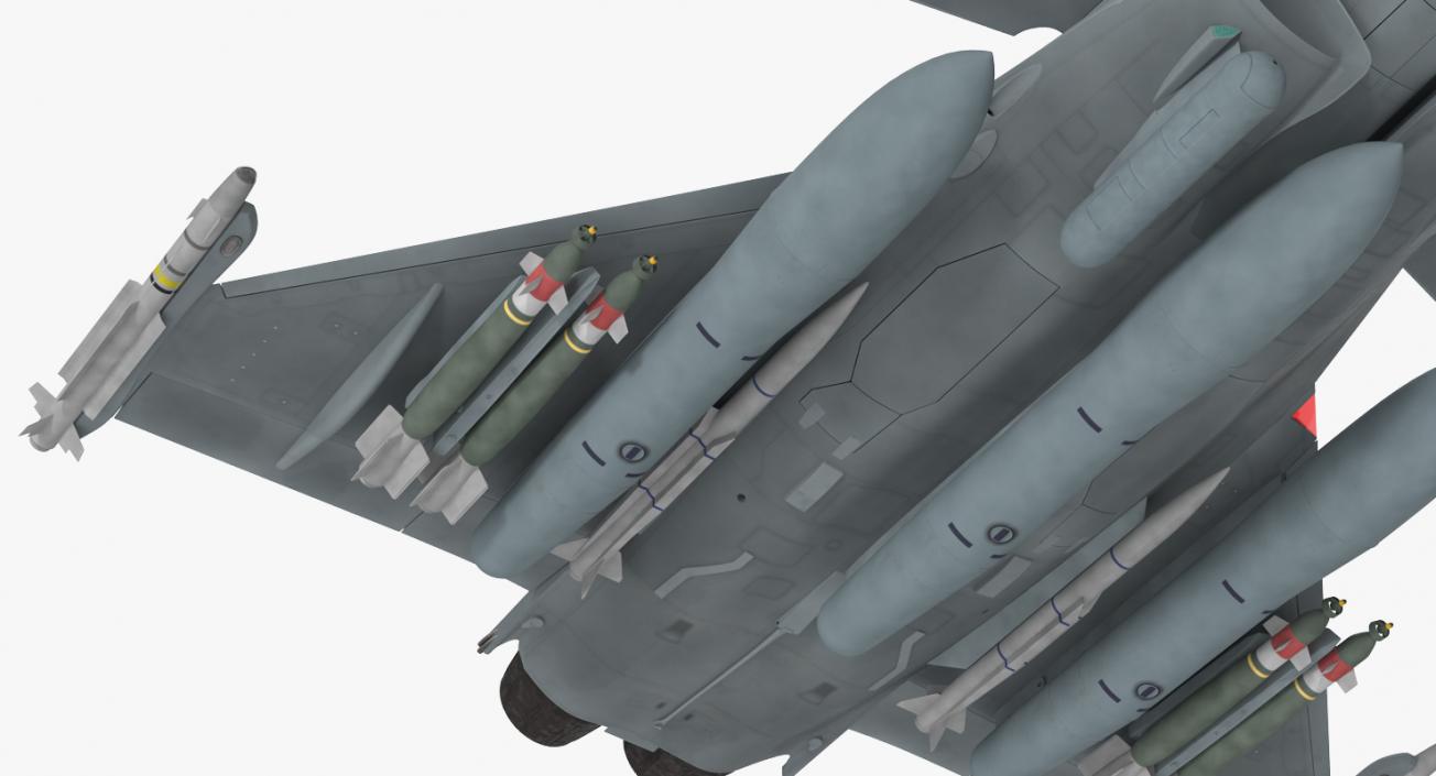 Dassault Rafale Rigged 3D