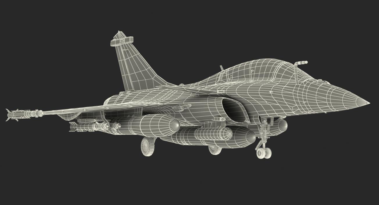 Dassault Rafale Rigged 3D