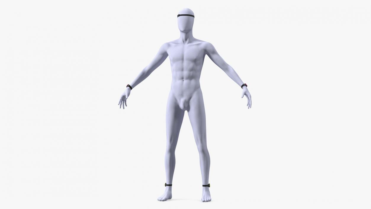 3D Sony Mobile Motion Capture Mocopi on Mannequin