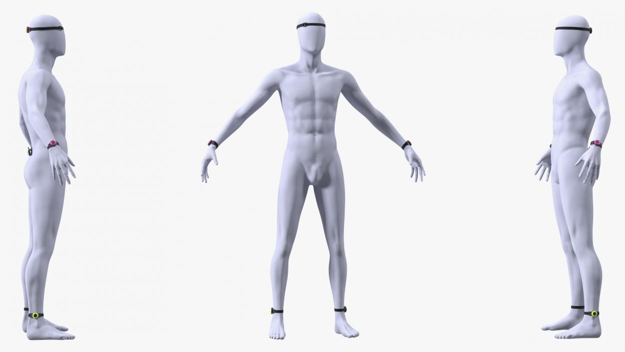 3D Sony Mobile Motion Capture Mocopi on Mannequin