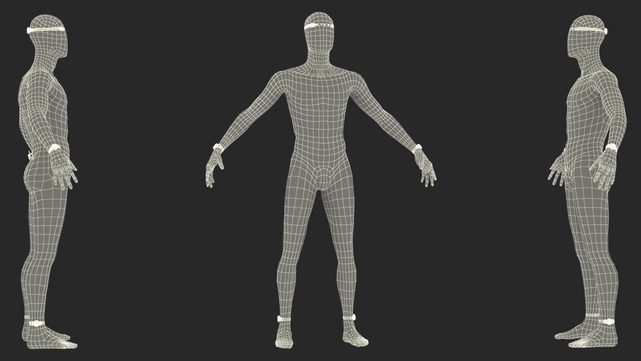 3D Sony Mobile Motion Capture Mocopi on Mannequin