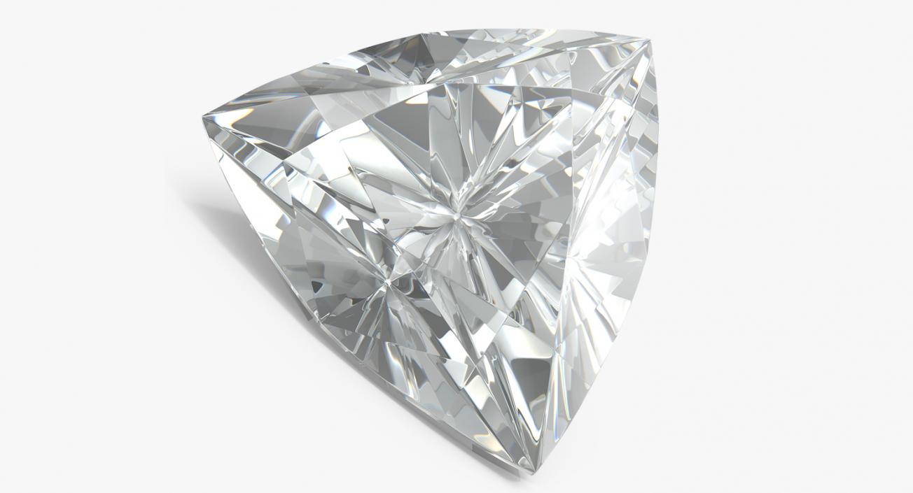 3D model Trillion Cut Diamond